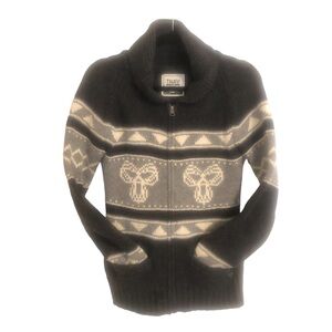 Aritzia | TNA Sea to Sky 100% Lambswool Zip Up Sweater